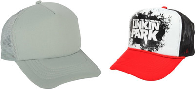 FashMade Solid Sports/Regular Cap Cap(Pack of 2)