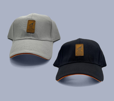 HOZIE Printed, Self Design, Solid Sports/Regular Cap Cap(Pack of 2)