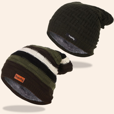 HUPSHY Beanie Cap(Pack of 2)