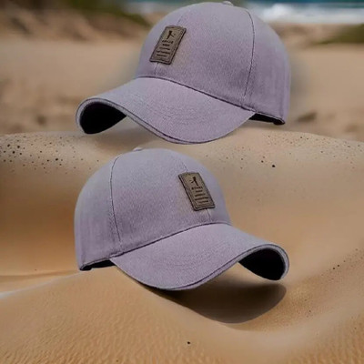 CLASSYMESSI Embroidered, Self Design, Solid Sports/Regular Cap Cap(Pack of 2)