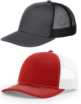ZACHARIAS Solid, Embroidered Trucker Cap Cap(Pack of 2)