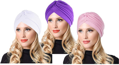 PAROPKAR Solid Skull Cap Cap(Pack of 3)