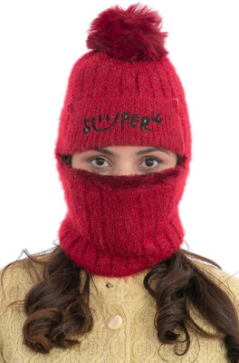 AMOLDO Self Design Skull Cap Cap