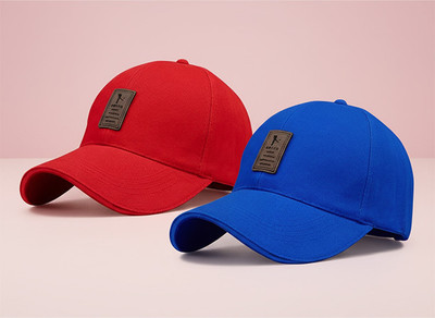 cap world Checkered, Self Design, Solid Sports/Regular Cap Cap(Pack of 2)