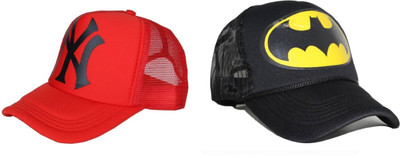 FashMade Printed Sports/Regular Cap Cap(Pack of 2)