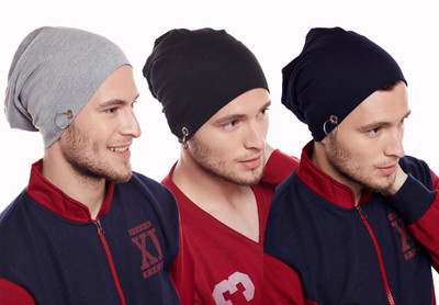MACK JONNEY Solid Beanie Cap(Pack of 3)
