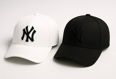 cap world Embroidered, Self Design, Solid Sports/Regular Cap Cap(Pack of 2)