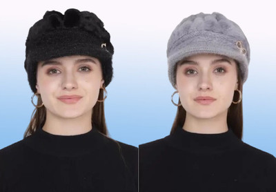 GLAMHOOD Visor Cap Cap(Pack of 2)