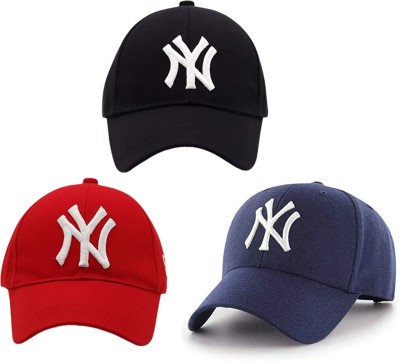 CLASSYMESSI Solid Sports/Regular Cap Cap(Pack of 3)