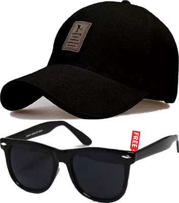 FD FLORIDA Solid, Self Design Sports/Regular Cap Cap(Pack of 2)