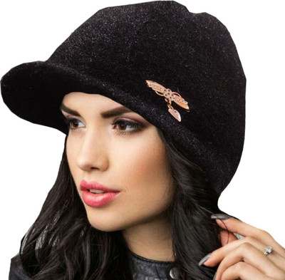 TRUE INDIAN Solid Beanie Cap