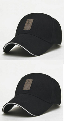 blutech Solid, Self Design Sports/Regular Cap Cap(Pack of 2)