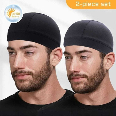 Maa Hosiery Solid Skull Cap Cap(Pack of 2)