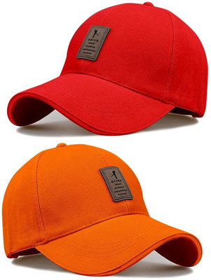 CLASSYMESSI Solid, Self Design Sports/Regular Cap Cap(Pack of 2)