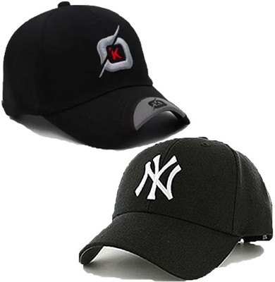 ILLARION Solid, Self Design, Embroidered Sports/Regular Cap Cap(Pack of 2)