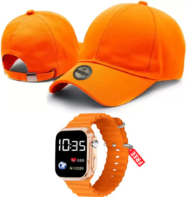 FD FLORIDA Solid, Self Design Sports/Regular Cap Cap(Pack of 2)