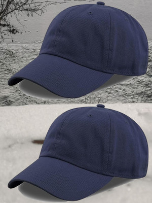 cap world Solid, Self Design Sports/Regular Cap Cap(Pack of 2)