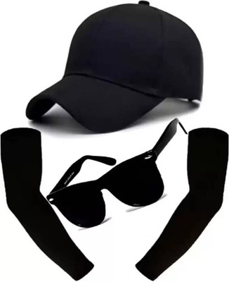 b for u Solid, Self Design Cricket Cap Cap(Pack of 3)