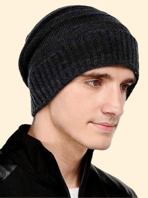 jency Innovate Solid Beanie Cap