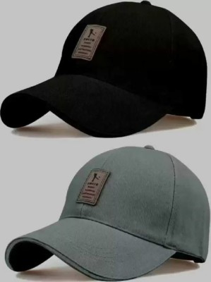 EDIKO Embroidered Sports/Regular Cap Cap(Pack of 2)