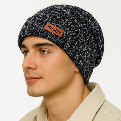 Knotyy Solid Beanie Cap
