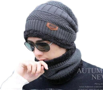 JusAwesm Beanie Cap(Pack of 2)