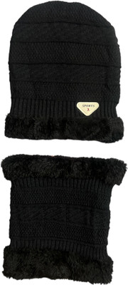RussoLabels Woven Beanie Cap(Pack of 2)