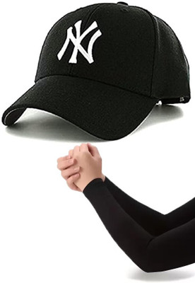 cap world Solid, Self Design, Embroidered Sports/Regular Cap Cap(Pack of 2)