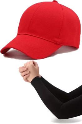 CLASSYMESSI Solid, Self Design Sports/Regular Cap Cap(Pack of 2)