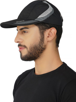 iSweven Printed, Solid, Self Design Sports/Regular Cap Cap