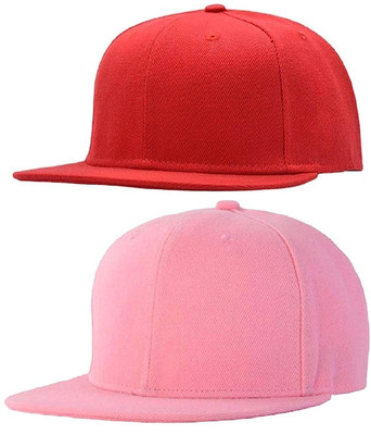 INFISPACE Solid Snapback Cap Cap(Pack of 2)