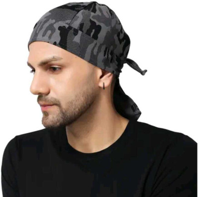 Maa Hosiery Printed, Self Design Skull Cap Cap