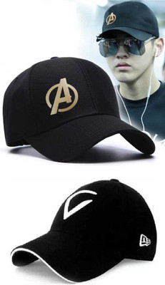 Fizox Embroidered Sports/Regular Cap Cap(Pack of 2)