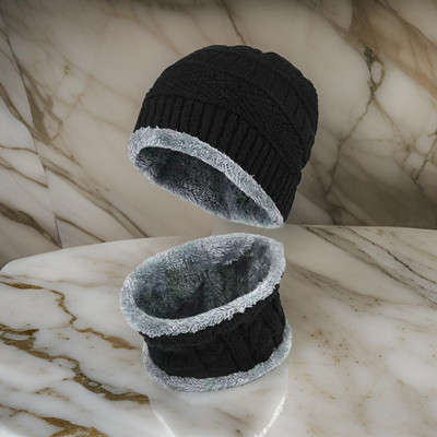 FD FLORIDA Self Design, Woven Beanie Cap
