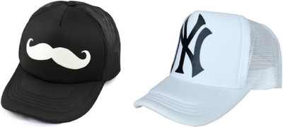 FashMade Printed Sports/Regular Cap Cap(Pack of 2)