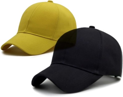 INFISPACE Solid Sports/Regular Cap Cap(Pack of 2)