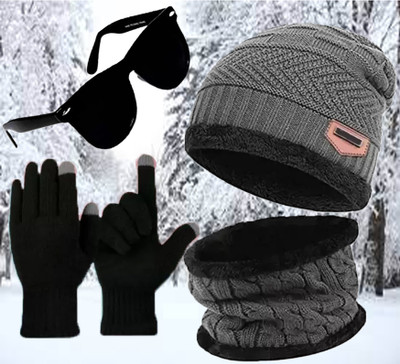 FLEXCYCAP Beanie Cap(Pack of 3)