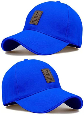 CLASSYMESSI Self Design Sports/Regular Cap Cap(Pack of 2)
