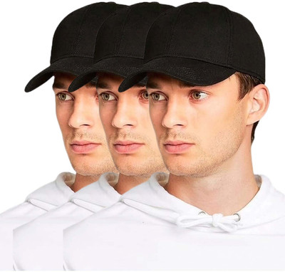 NG MART Solid Sports/Regular Cap Cap(Pack of 3)