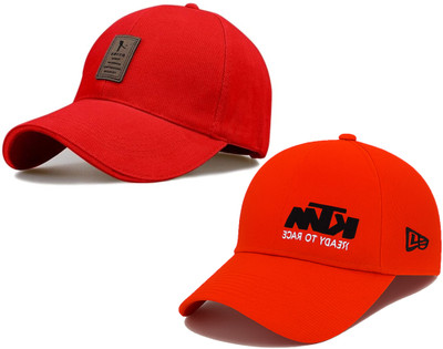 cap world Printed Sports/Regular Cap Cap(Pack of 2)