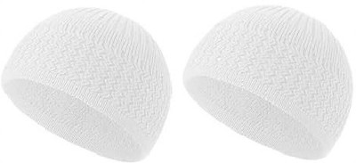 ATHRAVFIT Solid Prayer Cap Cap(Pack of 2)