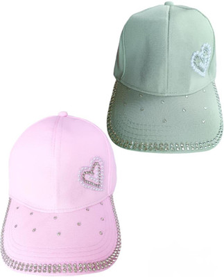 Trubliz Embellished Sports/Regular Cap Cap(Pack of 2)