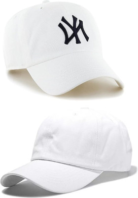 selloria Solid, Self Design, Embroidered Sports/Regular Cap Cap(Pack of 2)