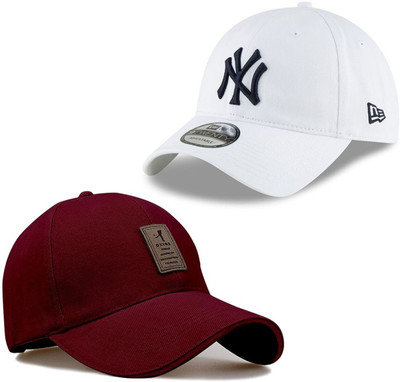 ILLARION Solid, Self Design, Embroidered Sports/Regular Cap Cap(Pack of 2)