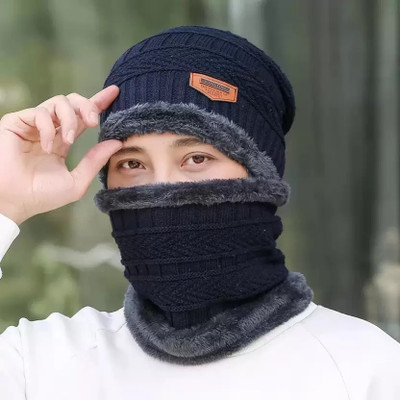 NKPR Woven Beanie Cap(Pack of 2)