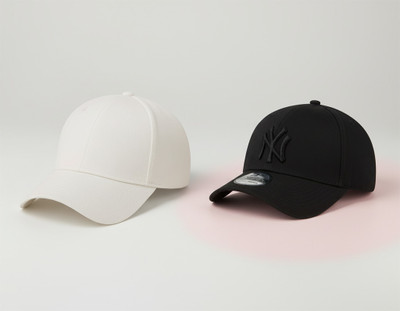 cap world Embroidered, Self Design, Solid Sports/Regular Cap Cap(Pack of 2)