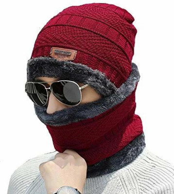 YOUCEE Self Design Beanie Cap