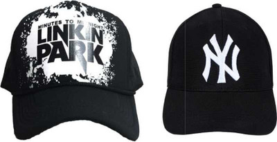 EDENSCOPE Printed, Embroidered, Solid, Self Design Sports/Regular Cap Cap(Pack of 2)