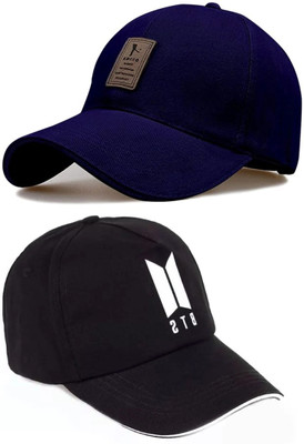 cap world Self Design Sports/Regular Cap Cap(Pack of 2)