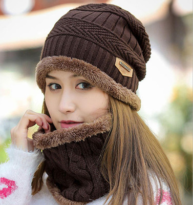 AlexVyan Solid, Self Design Beanie Cap